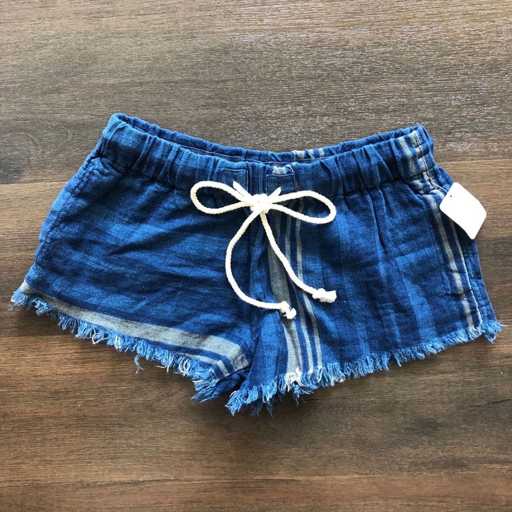 Free People Bondi Stripe Shorts— NEW WITH TAGS